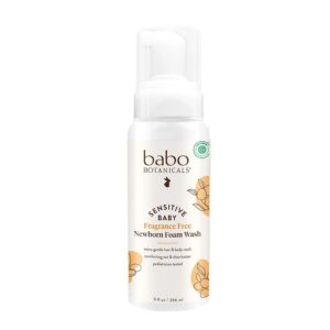 Babo Botanicals Wash Foam Newborn, 9 oz