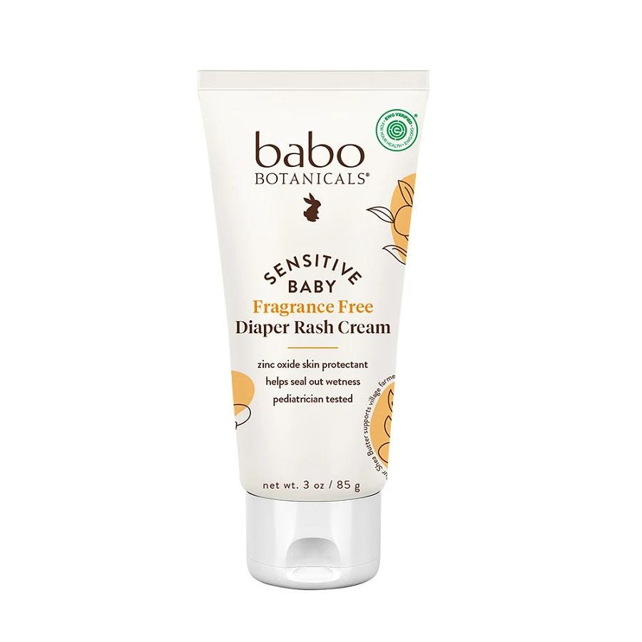 Babo Botanicals Diaper Cream Zinc, 3 oz