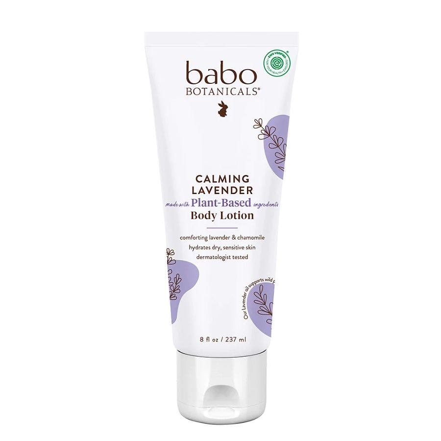 Babo Botanicals Moisturizing Lotion Lavender - 8 fl oz