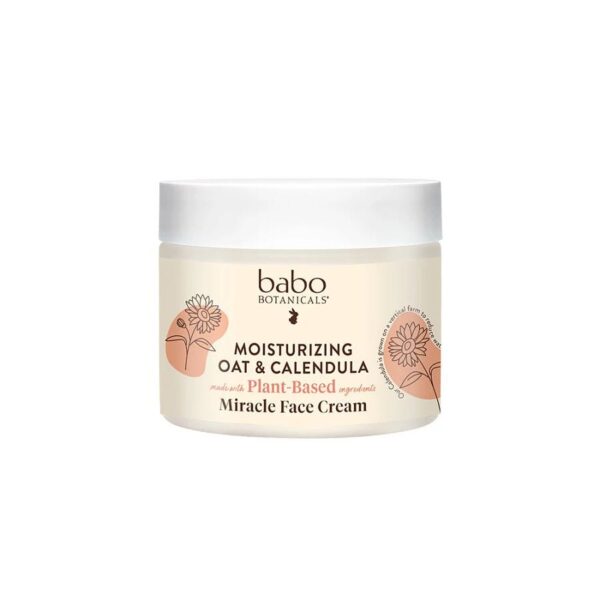 Babo Botanicals Miracle Cream - Moisturizing - Oatmilk - 2 oz