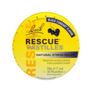Bach Rescue Remedy Pastilles, Black Currant 50 grams