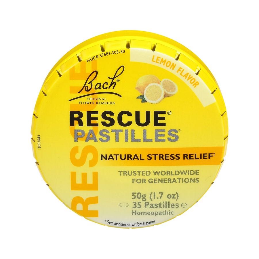 Bach Rescue Remedy Pastilles, Lemon 50 grams