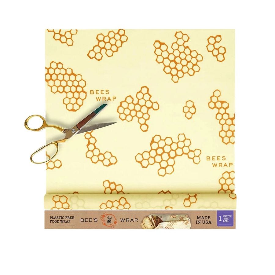 Bee's Wrap Honeycomb Organic Cotton Beeswax Cut-to-Size Roll 14" x 52"