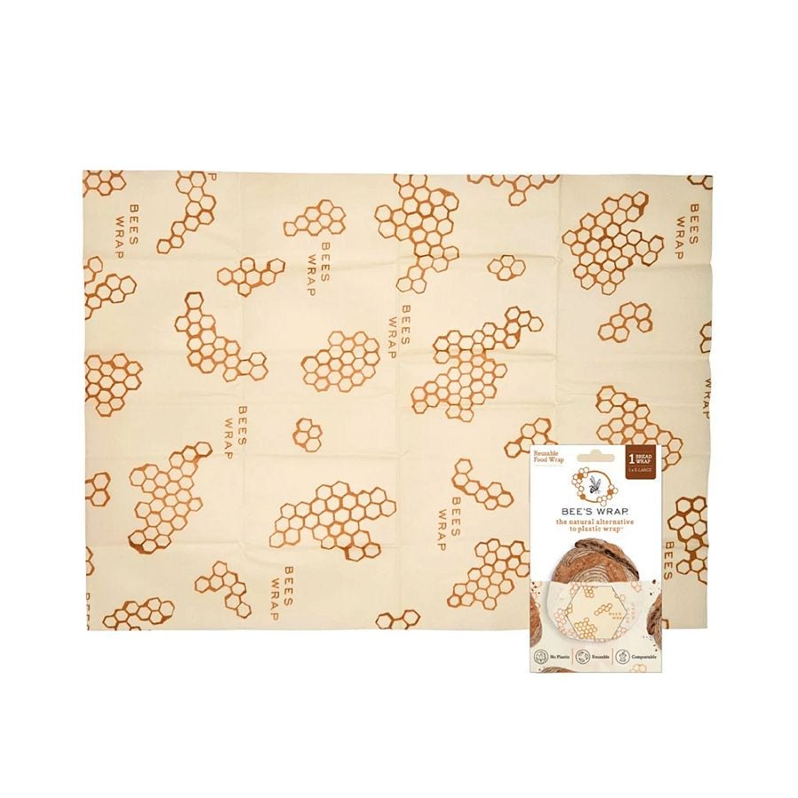 Bee's Wrap Honeycomb Organic Cotton Beeswax Bread Wrap 17" x 23"