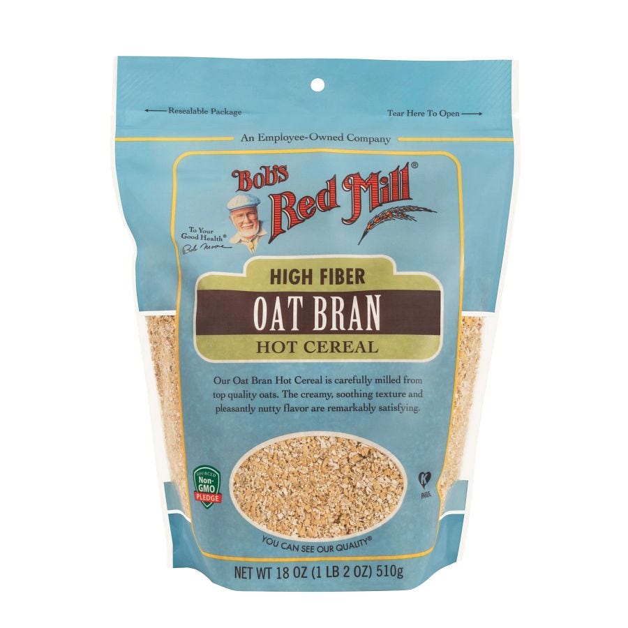 Bob's Red Mill Oat Bran Hot Cereal 18 oz. Bag