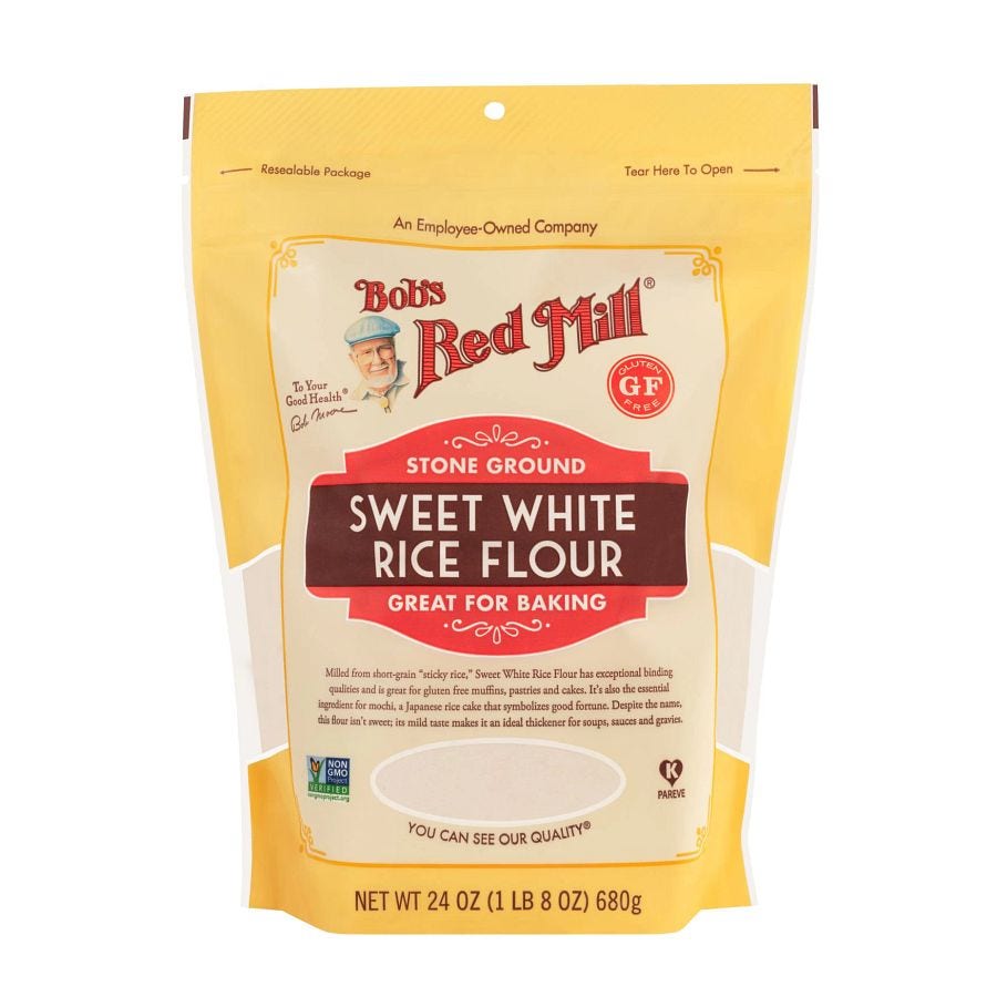 Bob's Red Mill Sweet White Rice Flour 24 oz. Bag