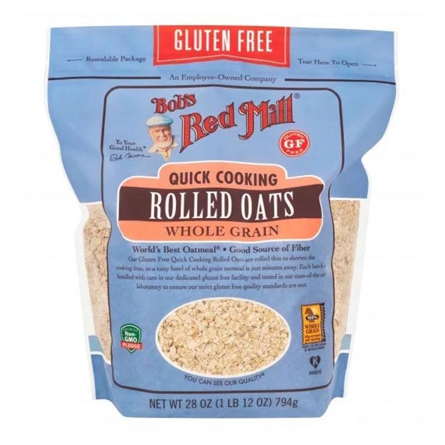 Bob's Red Mill Gluten-Free Quick Rolled Oats 28 oz. resealable bag