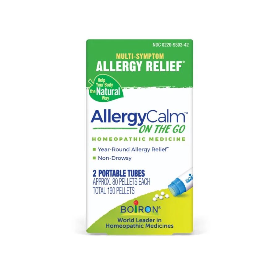 Boiron AllergyCalm Meltaway Pellets (2) 80 count tubes