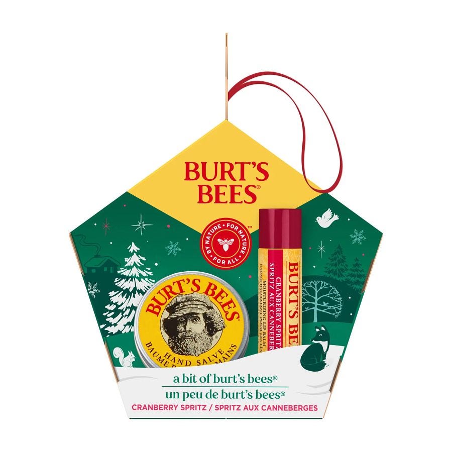 Burt's Bees Holiday A Bit of Burt's Cranberry Holiday Gift Set