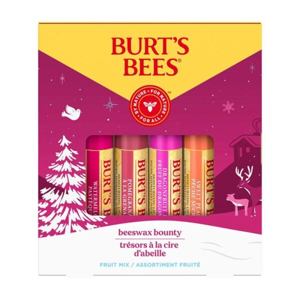 Burt's Bees Holiday Beeswax Bounty Fruit Lip Balm Holiday Gift Set