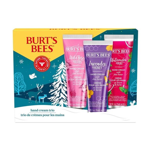 Burts Bees Holiday Hand Cream Trio Gift Set