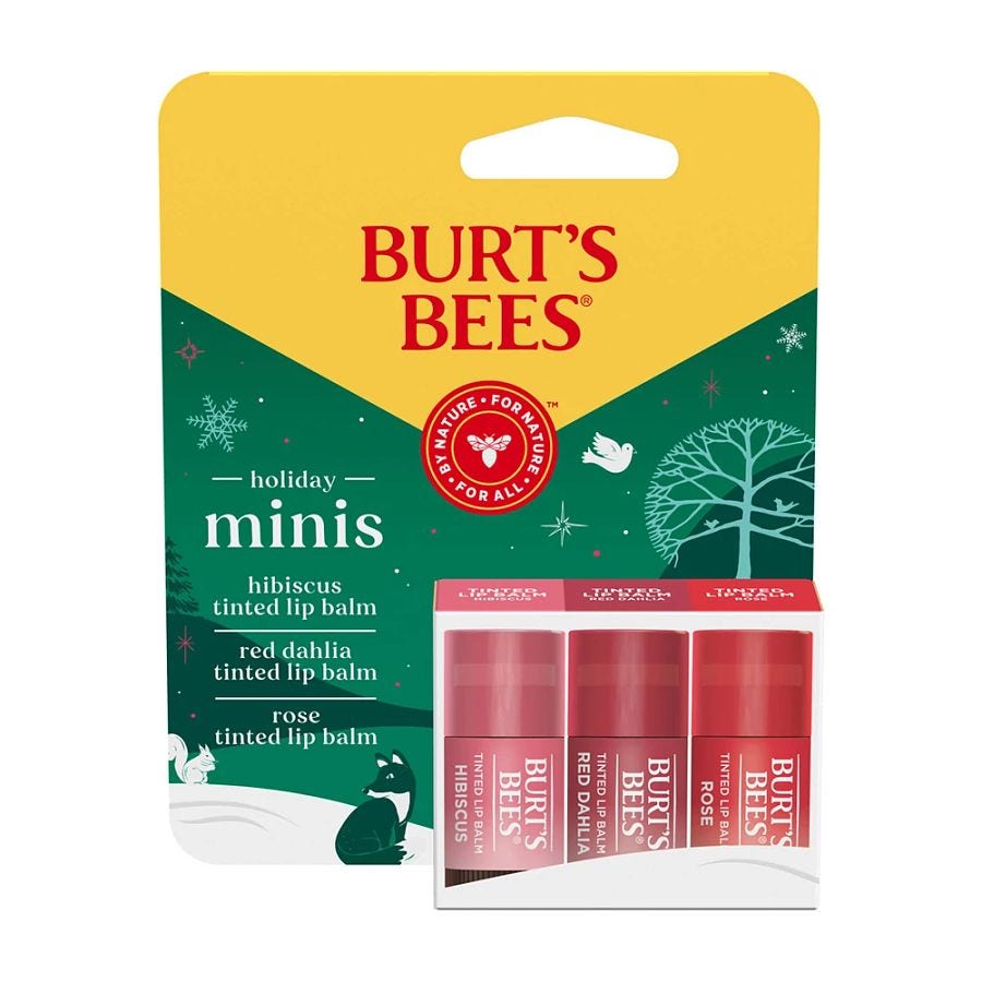 Burt's Bees Holiday Minis Lip Balms 3-pack