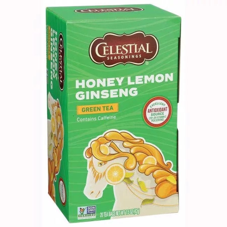 Celestial Seasonings Green Teas Honey Lemon Ginseng