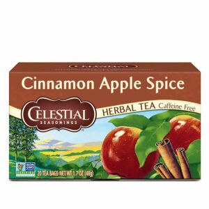 Celestial Seasonings Cinnamon Apple Spice Herbal Tea Caffeine Free 20 Tea Bags, 1.7 oz