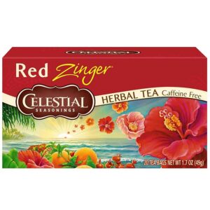 Celestial Seasonings Red Zinger Herbal Tea Caffeine Free, 20 bg
