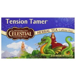 Celestial Seasonings Tension Tamer Herbal Tea Caffeine Free, 20 bg