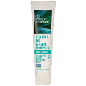 Desert Essence Neem Tea Tree Toothpaste 6.25 oz.