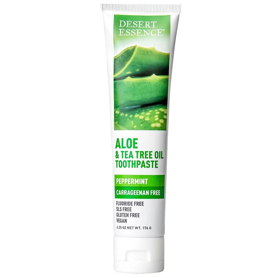 Desert Essence Tea Tree Oil + Aloe Carrageenan Free Toothpaste 6.25 oz.