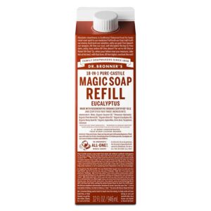 Dr. Bronner's Eucaly Soap Refill Carton 32 fl. oz.