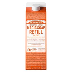 Dr. Bronner's Tea Tree Soap Refill Carton 32 fl. oz.