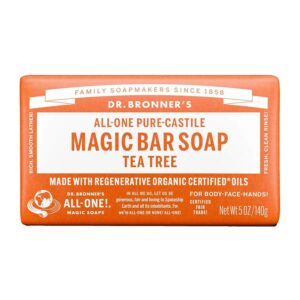 Dr. Bronner's Tea Tree Castile Bar Soap 5 oz.
