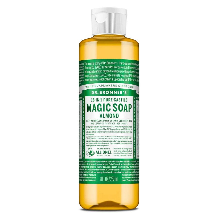 Dr. Bronner's 18-in-1 Almond Castile Soap 8 fl. oz.