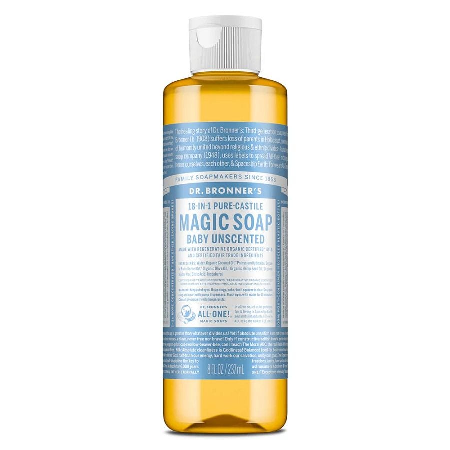 Dr. Bronner's 18-in-1 Baby Mild Castile Soap 8 fl. oz.