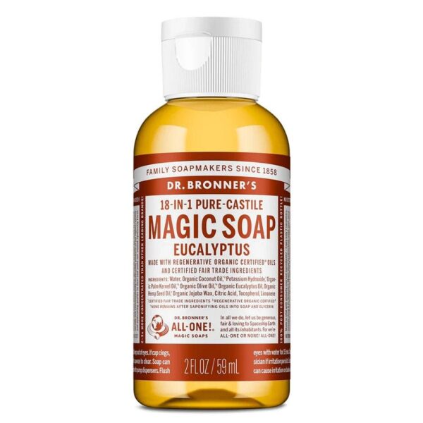 Dr. Bronner's 18-in-1 Eucalyptus Castile Soap 2 fl. oz.