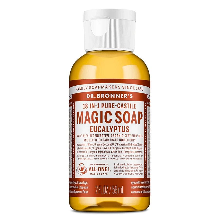 Dr. Bronner's 18-in-1 Eucalyptus Castile Soap 2 fl. oz.