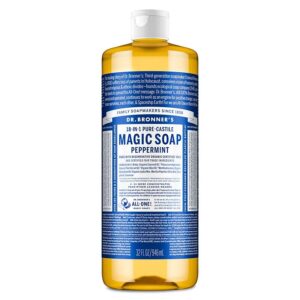 Dr. Bronner's 18-in-1 Peppermint Castile Soap 32 fl. oz.