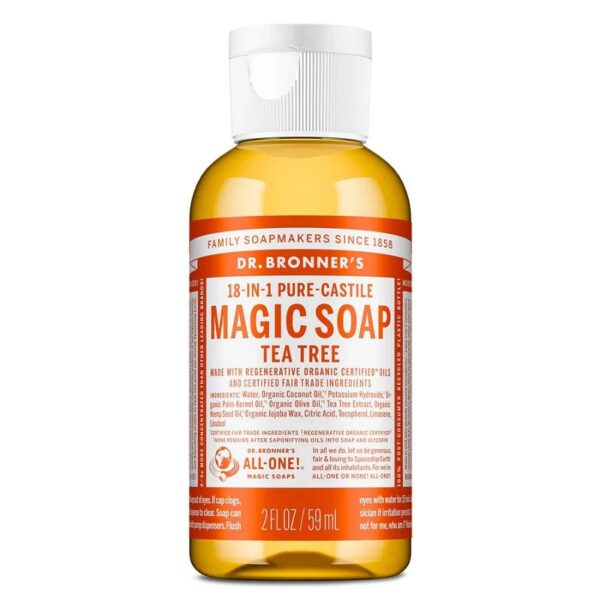 Dr. Bronner's 18-in-1 Tea Tree Castile Soap 2 fl. oz.