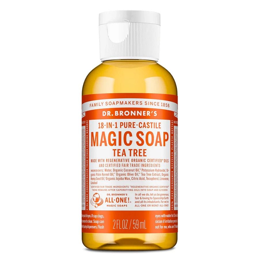 Dr. Bronner's 18-in-1 Tea Tree Castile Soap 2 fl. oz.