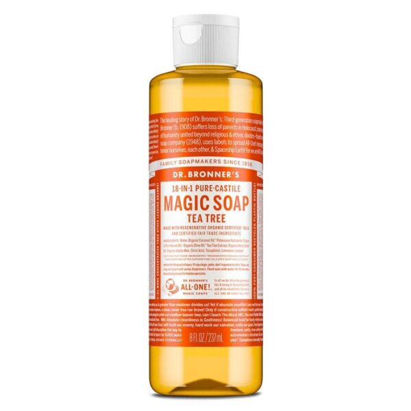 Dr. Bronner's 18-in-1 Tea Tree Castile Soap 8 fl. oz.
