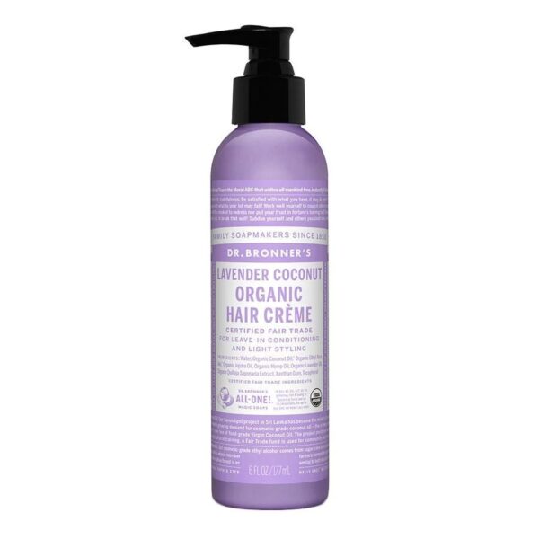 Dr. Bronner's Organic Lavender & Coconut Styling Creme 6 fl. oz.