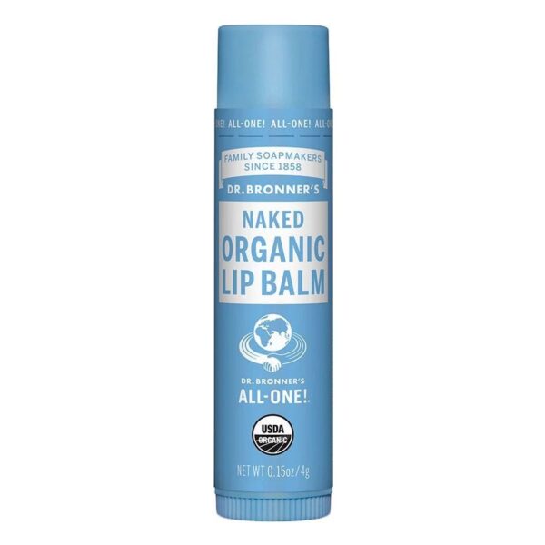 Dr. Bronner's Organic Naked Lip Balm 0.15 oz.