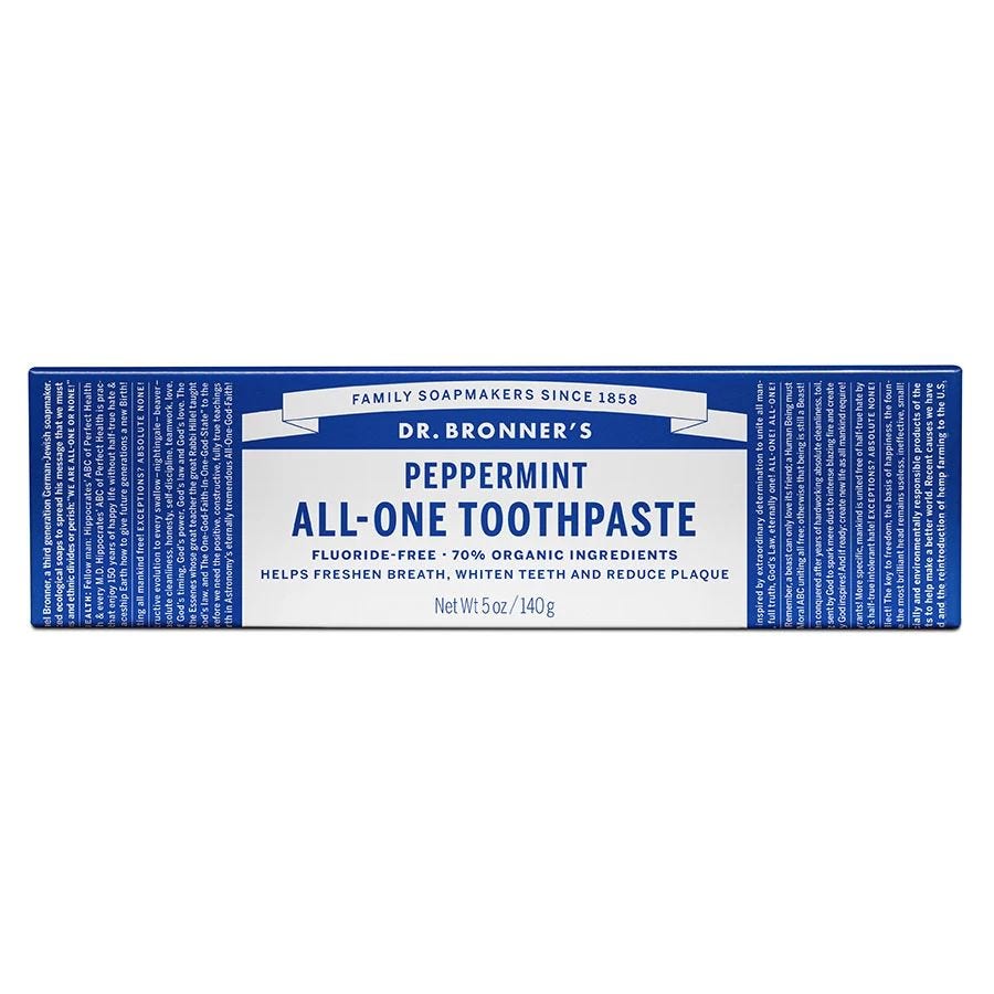 Dr. Bronner's Peppermint Toothpaste 5 oz.