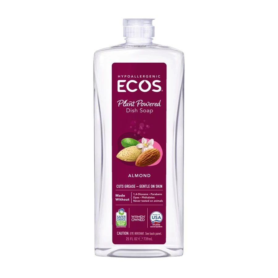 ECOS  Almond Dishmate Liquid 25 fl. oz.