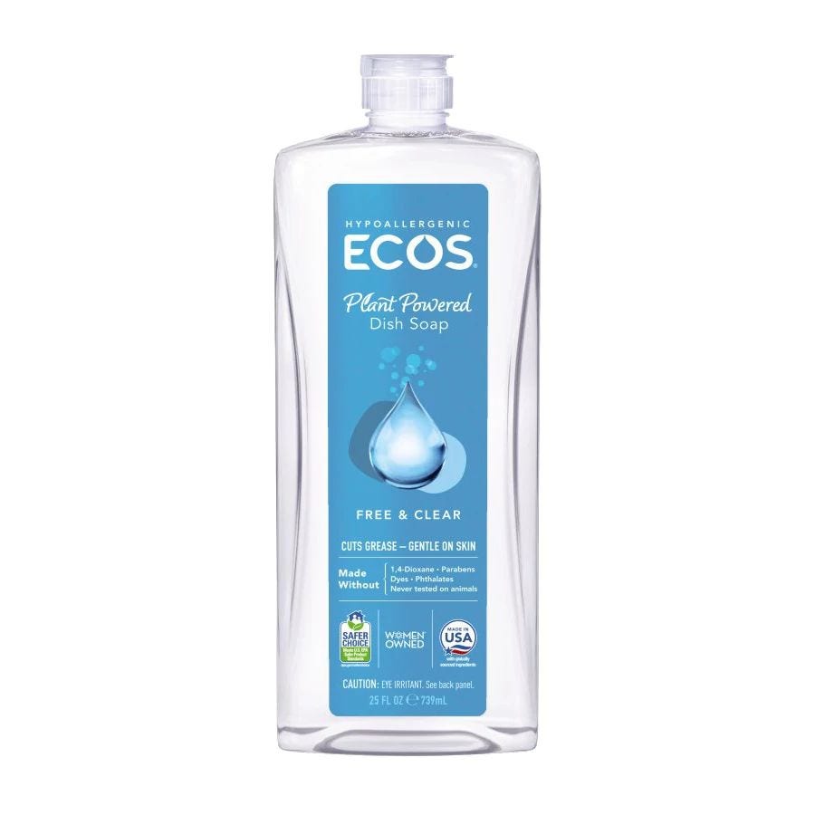 ECOS  Free & Clear Dishmate Liquid 25 fl. oz.