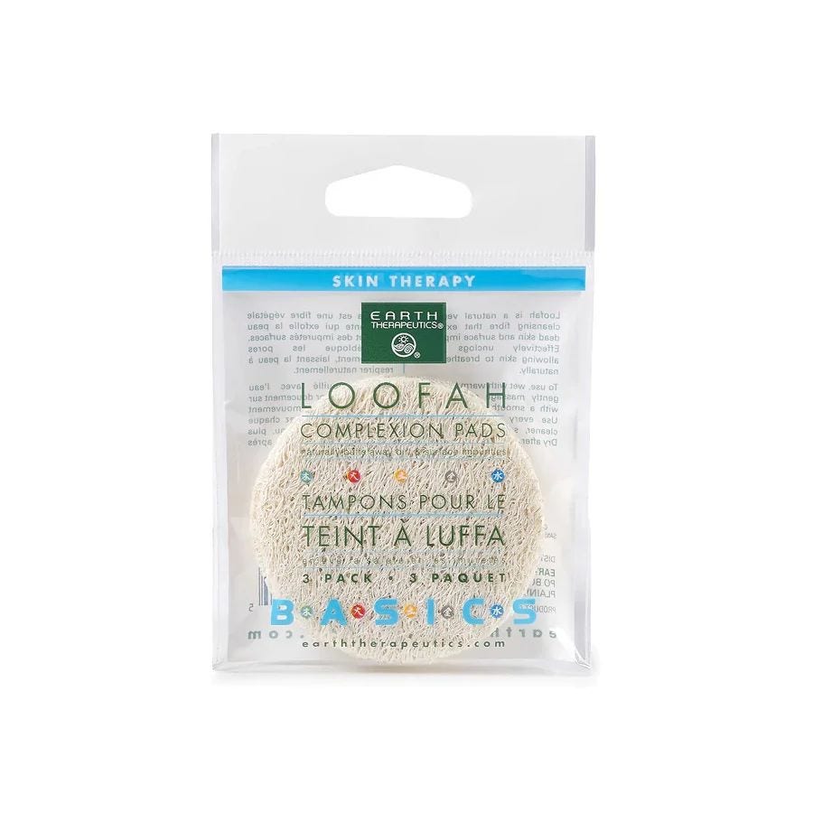 Earth Therapeutics Loofah Complexion Discs 2 diameter