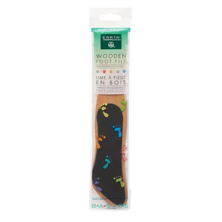 Earth Therapeutics Wooden Foot File 9 1/4 x 1 3/4