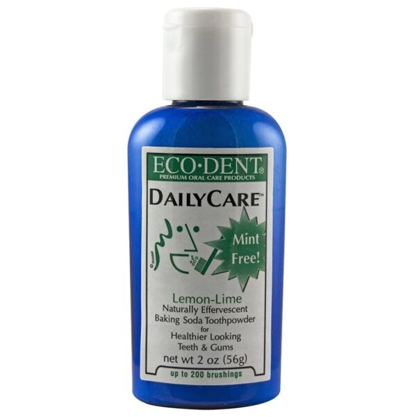 Eco-Dent Lemon-Lime Baking Soda Toothpowder 2 oz.