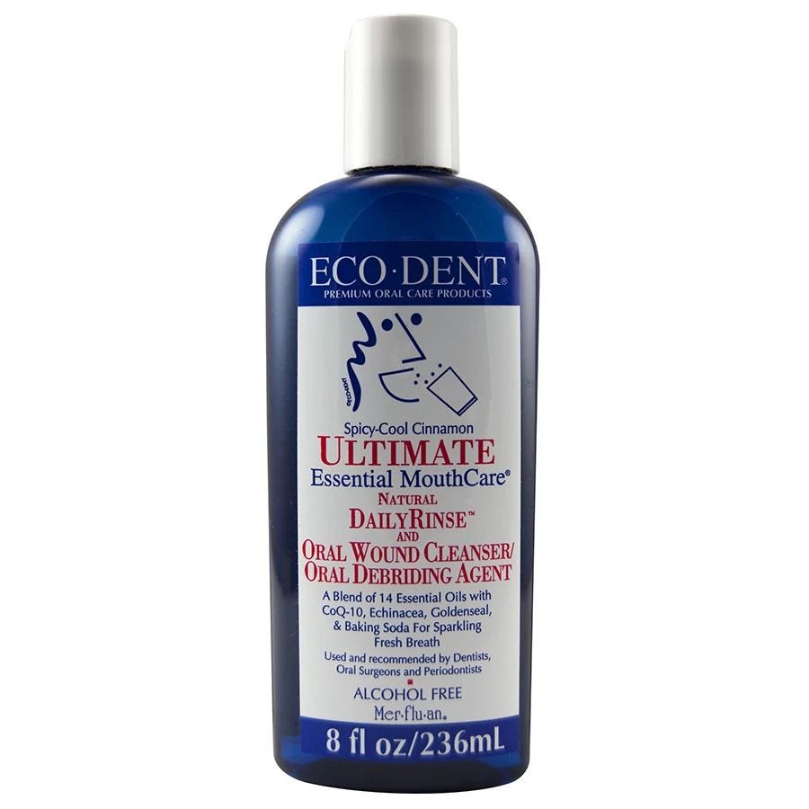 Eco-Dent Spicy-Cool Cinnamon Daily Mouth Rinse 8 fl. oz.