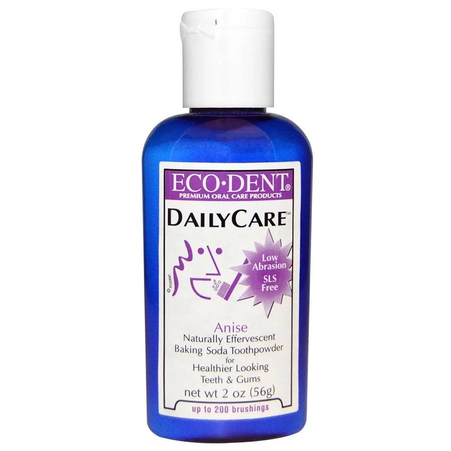 Eco-Dent Anise Baking Soda Toothpowder 2 oz.