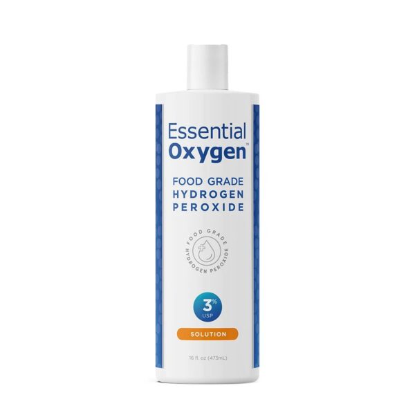 Essential Oxygen Hydrogen Peroxide 3% - Food Grade - 16 oz