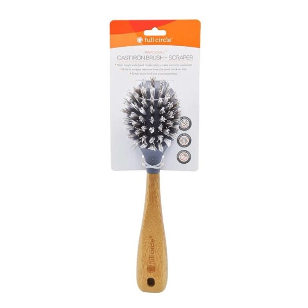Full Circle Tenacious C Cast Iron Brush and Scraper