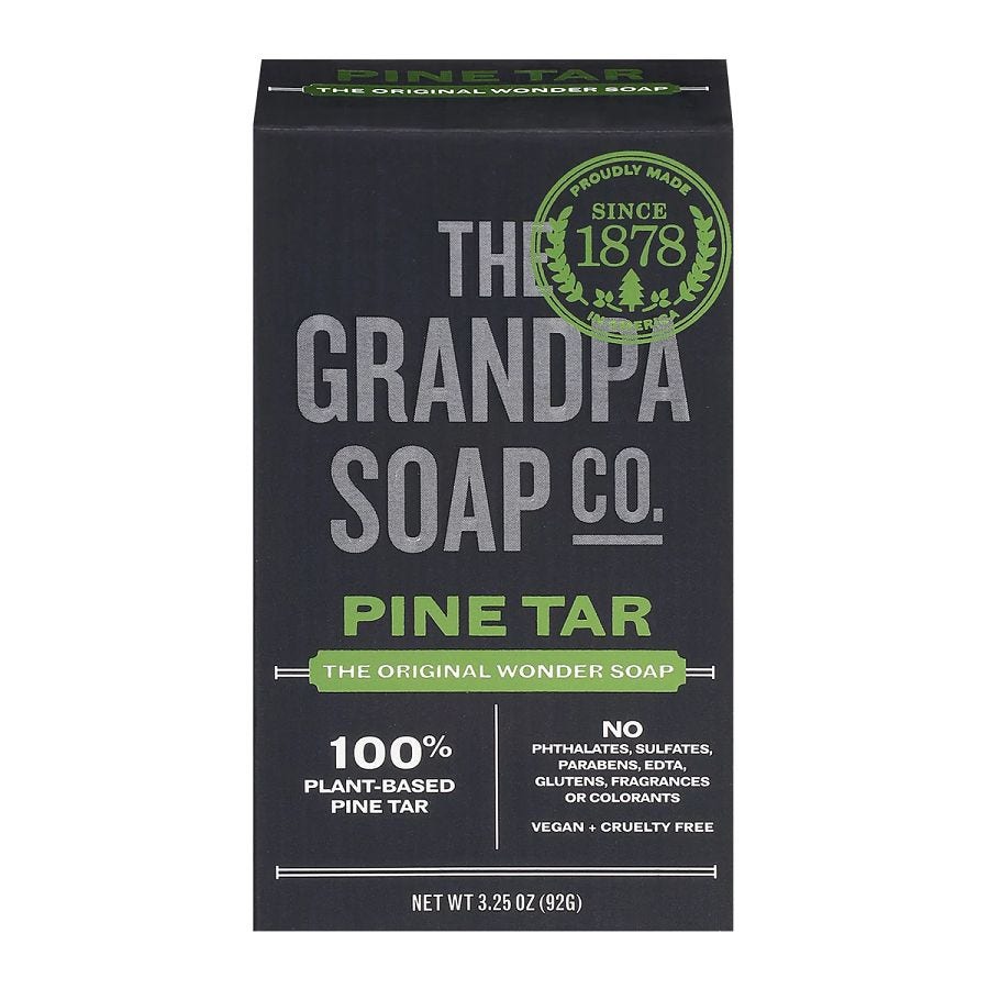 Grandpa Soap Co. Pine Tar Bar Soap 3.25 oz.