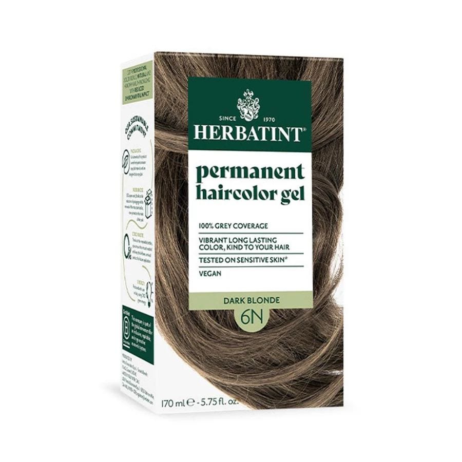 Herbatint 6N Dark Blonde Hair Color Gel 4.5 fl. oz.
