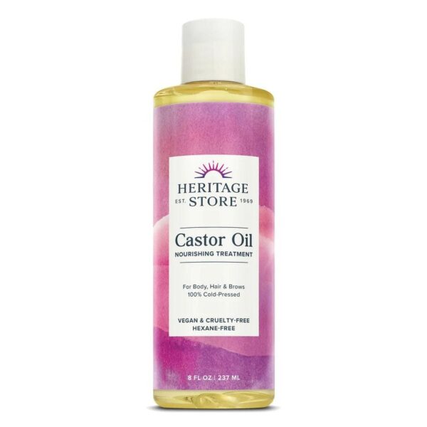 Heritage Products Castor Oil Hexane Free - 8 fl oz
