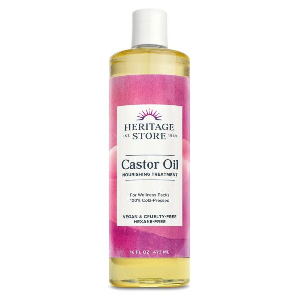 Heritage Products Castor Oil Hexane Free - 16 fl oz