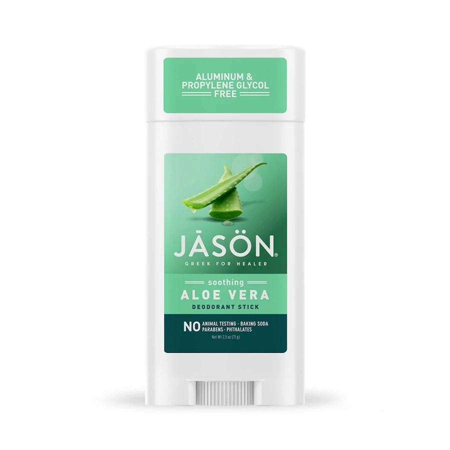 Jason Aloe Vera Deodorant Stick 2.5 oz.